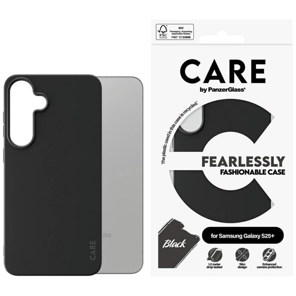 ETUI DO SAMSUNG S25 PLUS CARE BY PANZERGLASS FASHION CZARNE