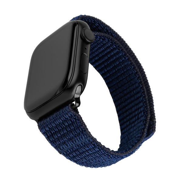 PASEK DO APPLE WATCH 42/44/45 MM FIXED NYLON NYLONOWY CIEMNONIEBIESKI