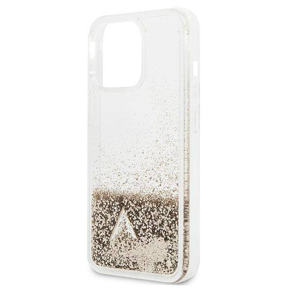 Guess Charms Glitter | Etui do iPhone 14 Pro Max - GOLD