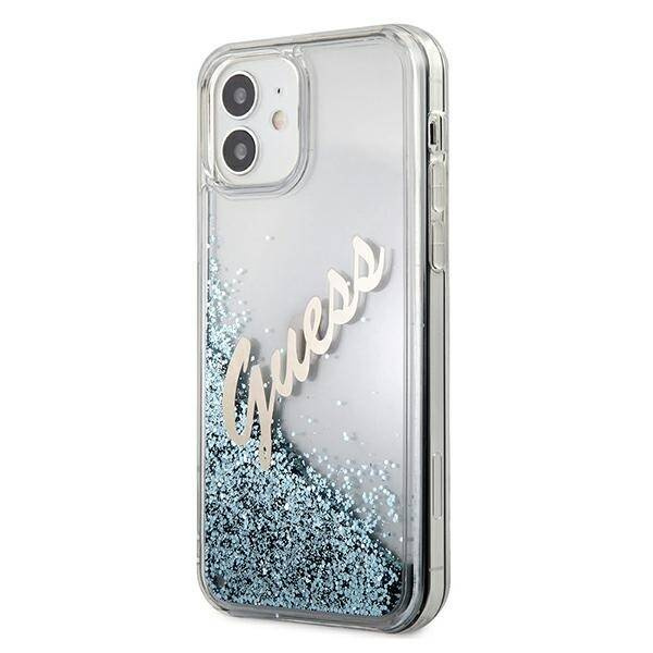 ETUI GUESS VINTAGE LIQUID GLITTER do IPHONE 12 MINI