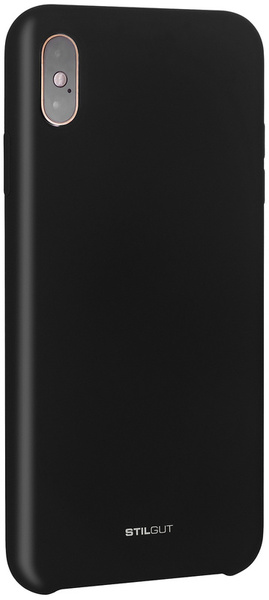 StilGut Silicone | Etui do iPhone XS Max - BLACK