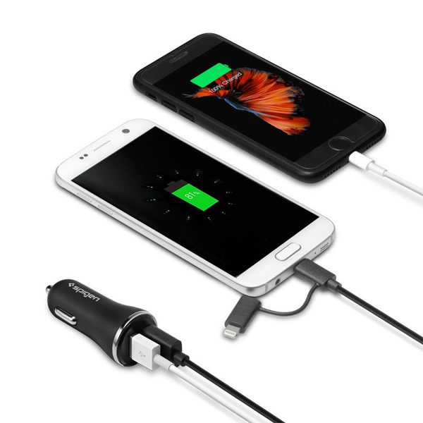 ŁADOWARKA SAMOCHODOWA SPIGEN QUICK CHARGE 3.0