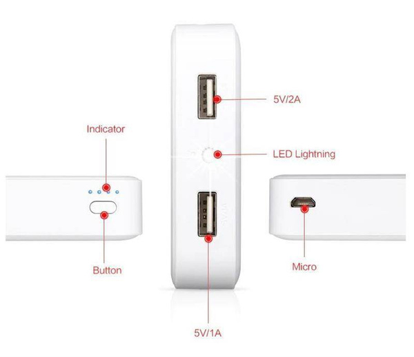 Yoobao M4 | Powerbank 10400mAh - RED