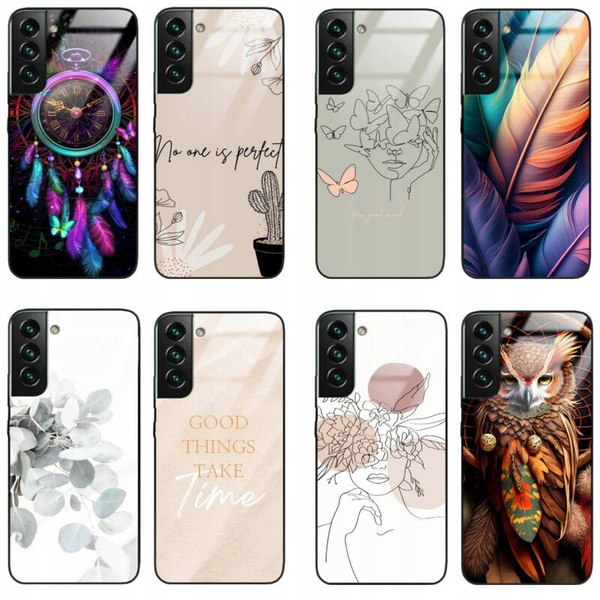 Etui akrylowe LEO boho różne wzory do Galaxy S22 5G