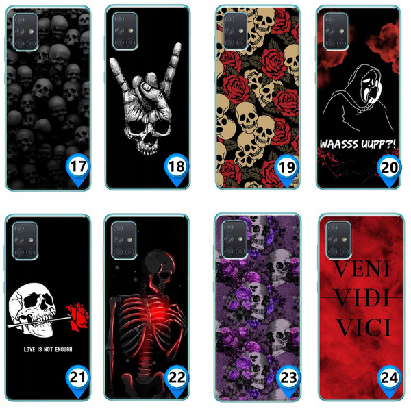Etui silikonowe LEO horror mroczne różne wzory do Galaxy A71