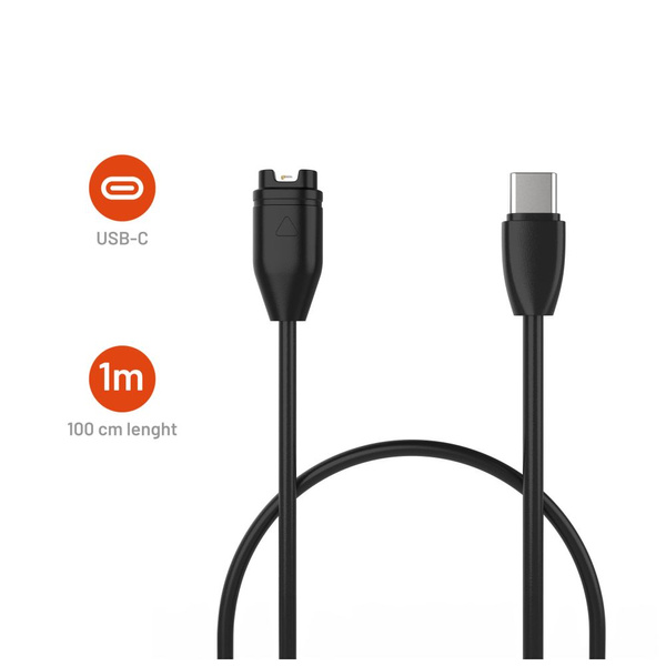 KABEL USB-C DO GARMIN FENIX 5/6/7/7X EPIX VENU 2/3 VÍVOACTIVE 3/4/5 FIXED