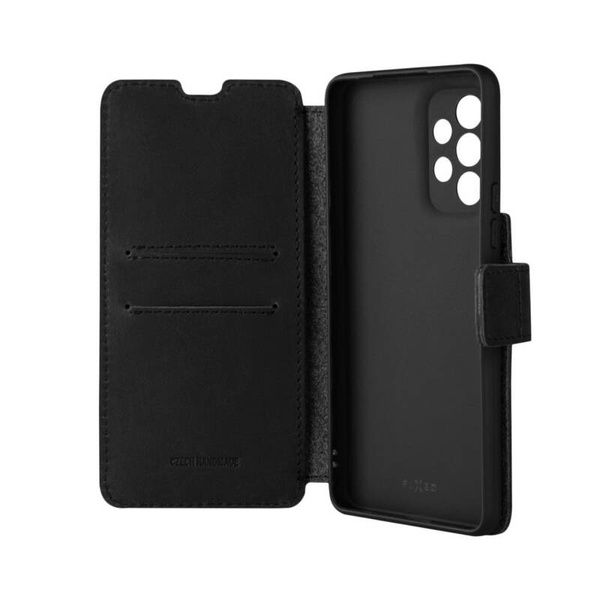 SKÓRZANE ETUI DO SAMSUNG A53 5G FIXED PROFIT BOOK CZARNE