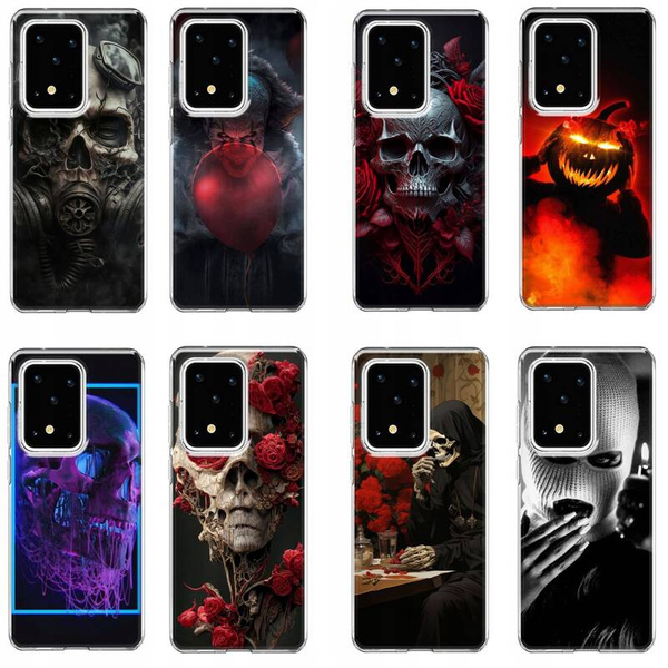 Etui silikonowe LEO horror mroczne różne wzory do Galaxy S20 Ultra