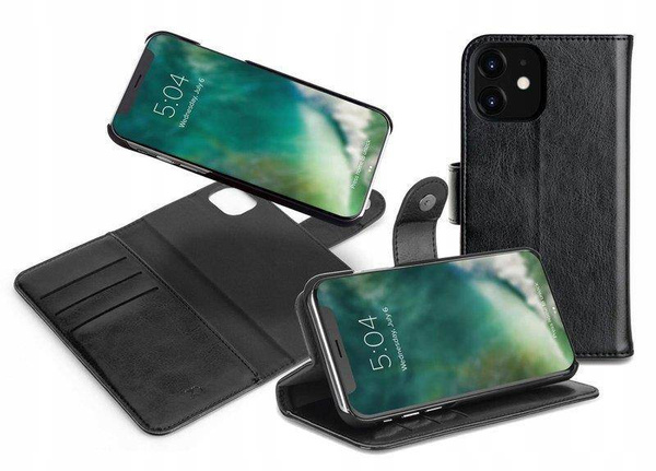XQISIT Wallet Eman Etui do Apple iPhone 11 Pro Max - BLACK