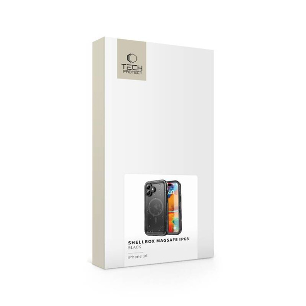 ETUI DO IPHONE 16 TECH-PROTECT SHELLBOX MAGSAFE IP68 CZARNE