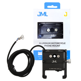 UNIWERSALNY ALUMINIOWY UCHWYT ROWEROWY MOTOCYKLOWY NA KIEROWNICĘ JML BLACK