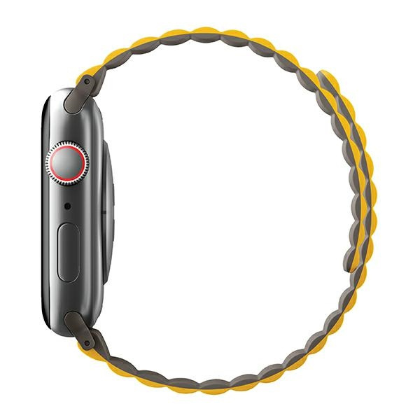 PASEK DO APPLE WATCH 42/44/45/49MM UNIQ REVIX REVERSIBLE MUSZTARDOWY-KHAKI