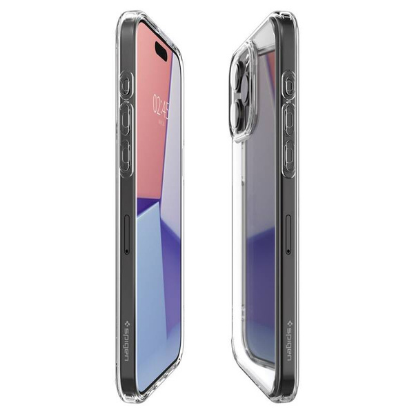 Spigen Ultra Hybrid | Etui do iPhone 15 Pro - CRYSTAL CLEAR