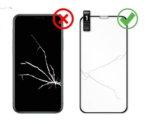 BAROON LITE EDGE SZKŁO OCHRONNE DO APPLE  IPHONE 12 MINI - BLACK