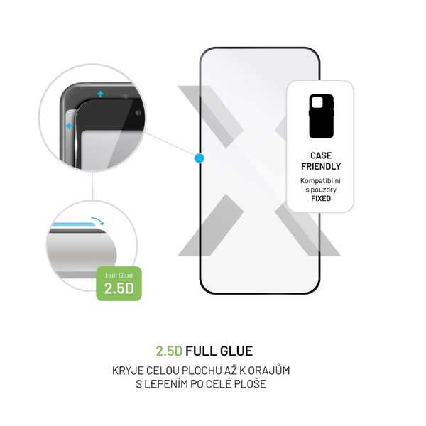 SZKŁO HARTOWANE DO XIAOMI REDMI NOTE 13 5G FIXED FULL-COVER