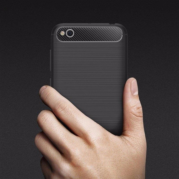 TECH-PROTECT TPUCARBON etui do XIAOMI REDMI 5A - BLACK