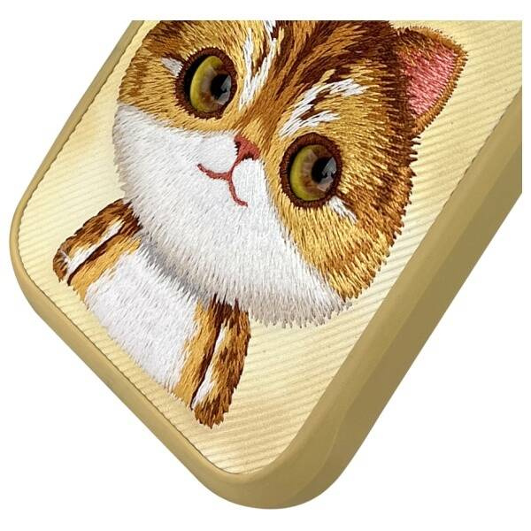 ETUI DO IPHONE 16 PRO 6.3" NIMMY BIG EYED PET 2.0 CAT KHAKI