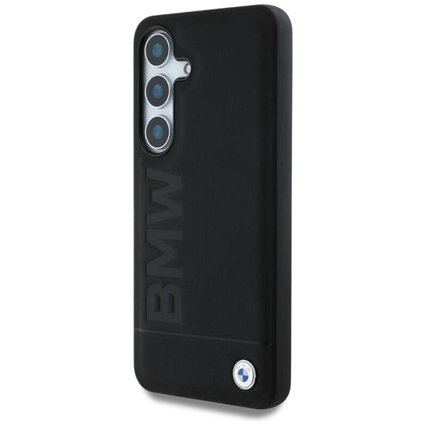 BMW ETUI DO GALAXY S25 PLUS - LEATHER BIG WORDMARK