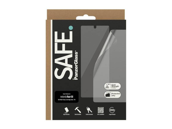 SZKŁO HARTOWANE DO MOTOROLA RAZR 50 SAFE BY PANZERGLASS SCREEN PROTECTION