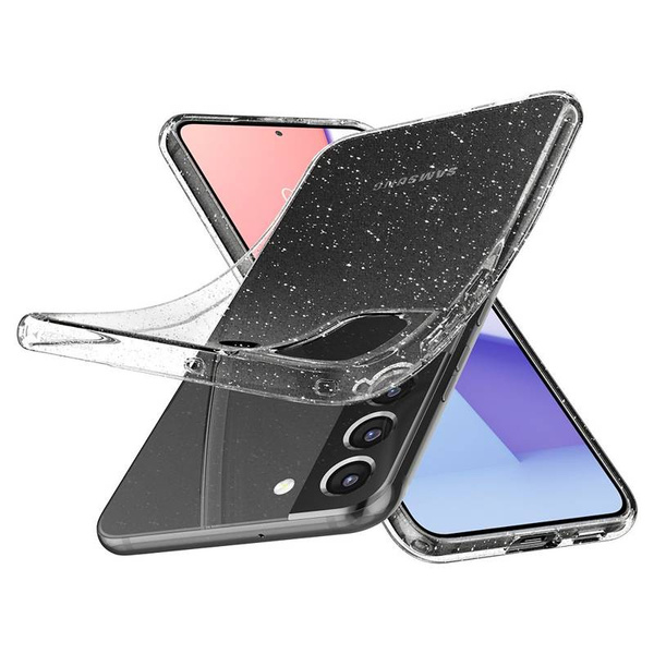 Spigen Crystal Glitter | Etui do Galaxy S22 Plus - CLEAR