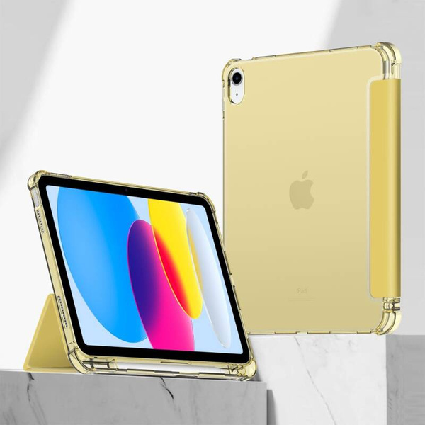 ETUI DO IPAD 10.9 10 / 2022 TECH-PROTECT SC PEN HYBRID CRYSTAL ŻÓŁTE