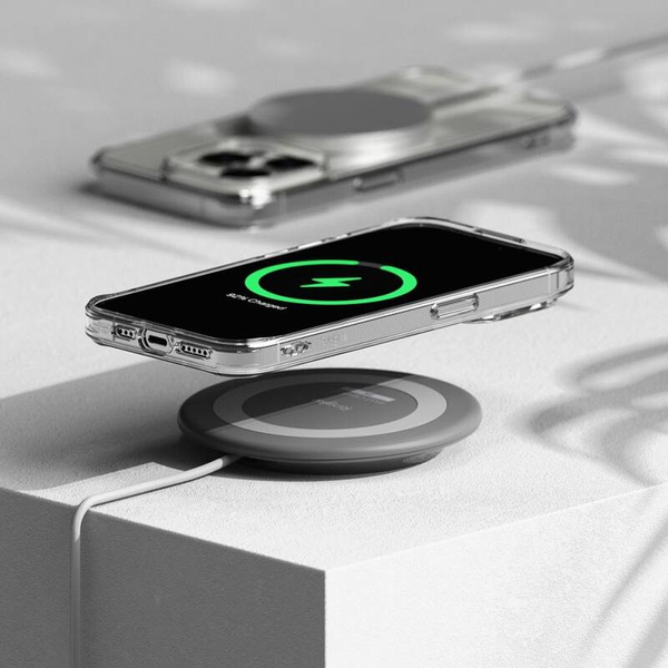 Ringke Fusion MagSafe | Etui do iPhone 15 Pro - MATTE CLEAR
