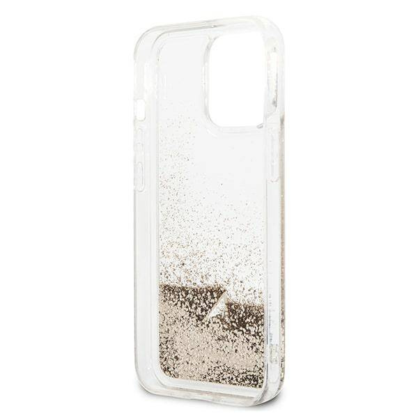 Guess Charms Glitter | Etui do iPhone 14 Pro Max - GOLD