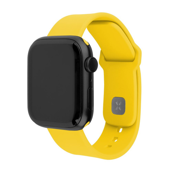 PASEK SPORTOWY DO APPLE WATCH 38/40/41MM SILIKONOWY FIXED ŻÓŁTY