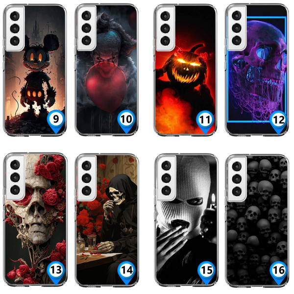 Etui silikonowe LEO horror mroczne różne wzory do Galaxy S22 Plus