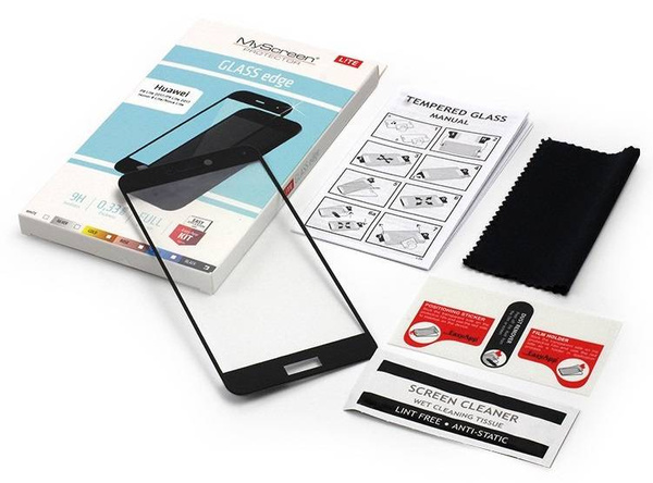 MyScreen Max Glass | Szkło Hartowane do Huawei P40 Lite E - BLACK