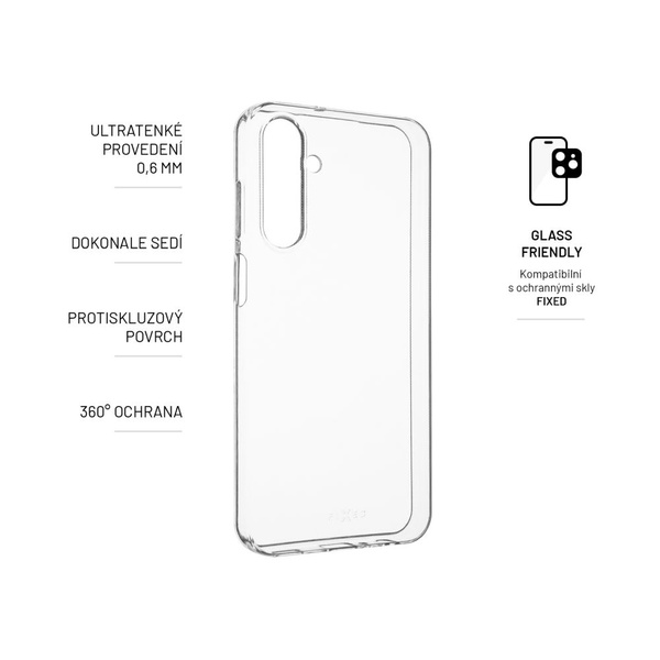 ETUI DO SAMSUNG GALAXY A25 5G ŻELOWE TPU FIXED SKIN 0,6 MM PRZEZROCZYSTE