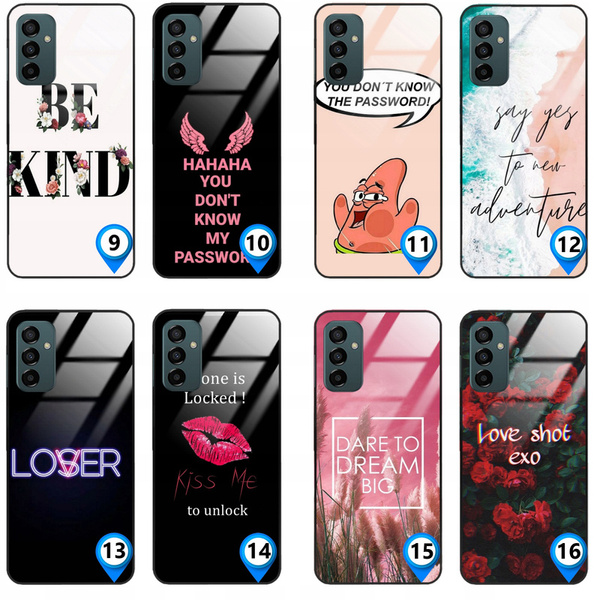 Etui akrylowe LEO cytaty positive inspire dream różne wzory do Galaxy M23 5G