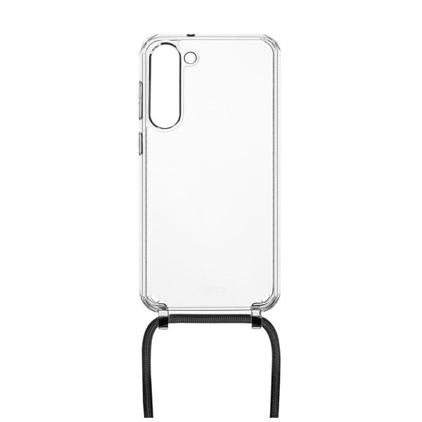 ETUI DO SAMSUNG GALAXY S23+ ZE CZARNĄ SMYCZĄ FIXED PURE NECK