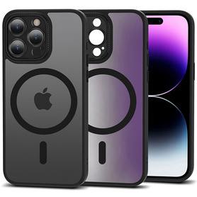 Tech-Protect Magmat Cam+ MagSafe | Etui do iPhone 15 Pro Max - MATTE BLACK