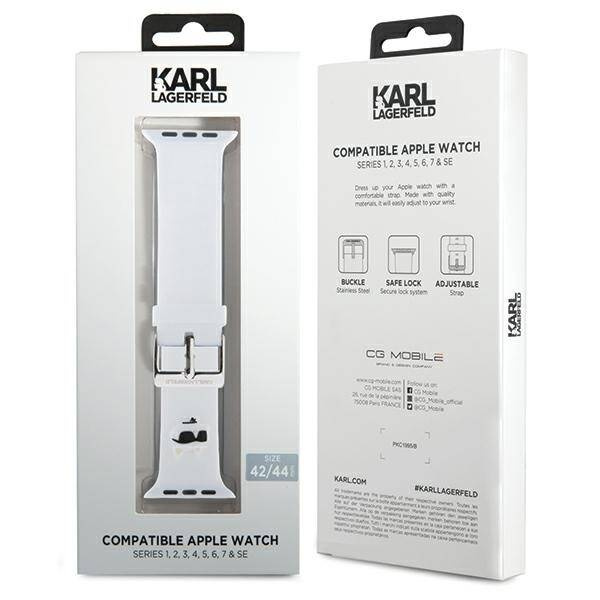 KARL LAGERFELD PASEK DO APPLE WATCH 42/44/45/49MM 