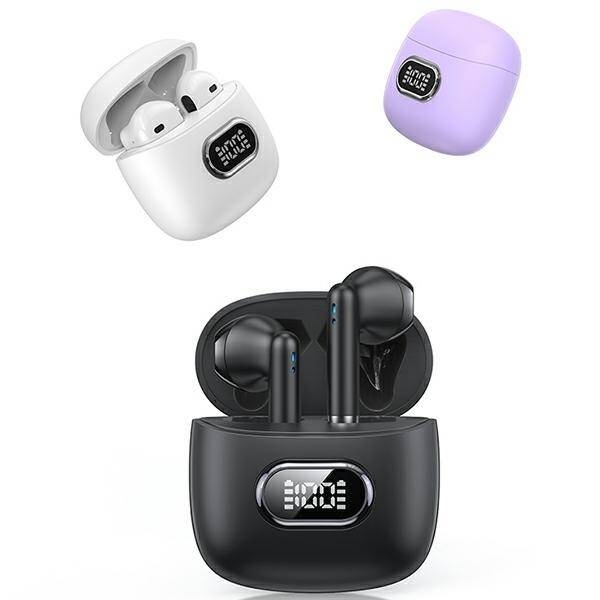 SŁUCHAWKI BEZPRZEWODOWE BLUETOOTH USAMS 5.3 TWS II SERIES PURPLE