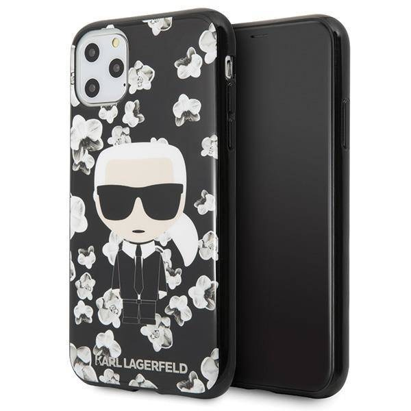 KARL LAGERFELD Flower Ikonik etui Apple iPhone 11 Pro - BLACK