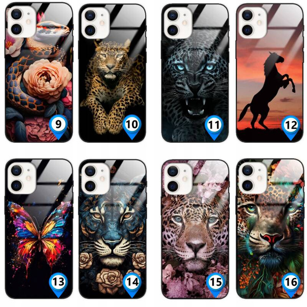 Etui akrylowe LEO zwierzęta różne wzory do iPhone 12 Mini