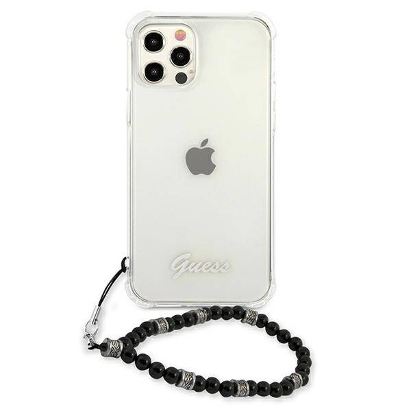 Guess Hardcase Pearl | Etui do iPhone 12/12 Pro - BLACK
