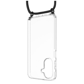 ETUI NA SZYJĘ DO SAMSUNG A26 5G FIXED PURE Z ODPINANĄ CZARNĄ SMYCZĄ