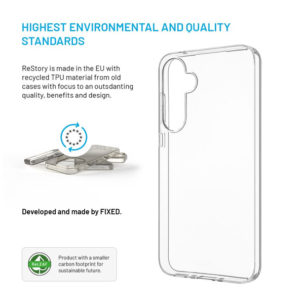 ETUI DO SAMSUNG GALAXY A35 5G FIXED RESTORY ŻELOWE TPU PRZEZROCZYSTE