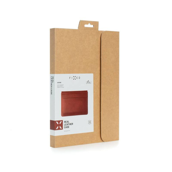 ETUI DO MACBOOK PRO 14" (2021/2023) FIXED OXFORD SKÓRZANE CZERWONE