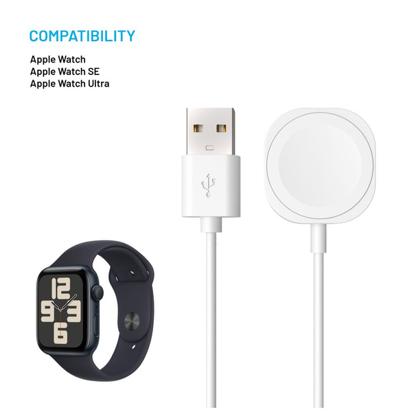 KABEL USB-A DO ŁADOWANIA APPLE WATCH FIXED PRO BIAŁY