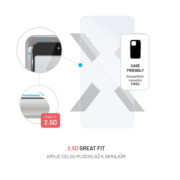 SZKŁO OCHRONNE DO SAMSUNG GALAXY A55 5G FIXED PRZEZROCZYSTE