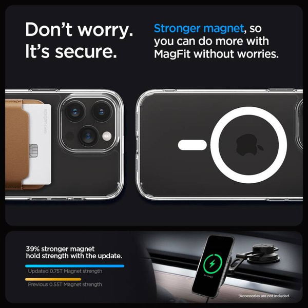 Spigen Ultra Hybrid MagSafe | Etui do iPhone 15 Pro Max - WHITE