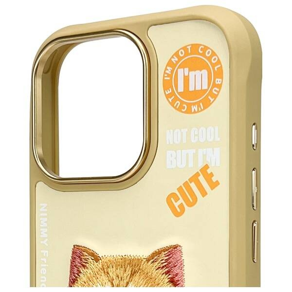 ETUI DO IPHONE 16 PRO MAX 6.9" NIMMY COOL&CUTE 2.0 CAT KHAKI