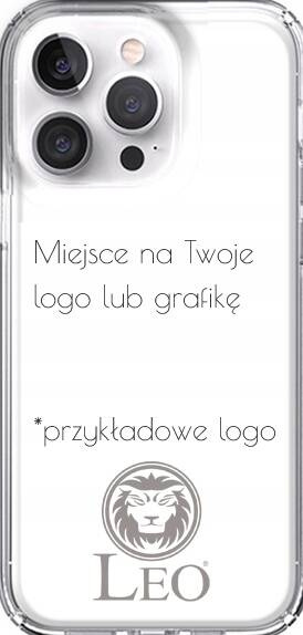 Etui silikonowe LEO własna grafika logo zdjęcie do iPhone 15 Pro Max