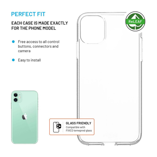 ETUI DO IPHONE 11 FIXED RESTORY ŻELOWE TPU PRZEZROCZYSTE