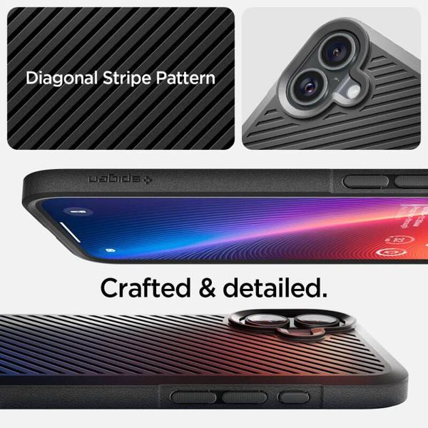 ETUI DO IPHONE 16 SPIGEN CORE ARMOR CZARNY MAT