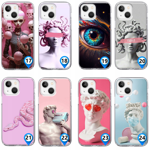 Etui LEO artystyczne różne wzory do iPhone 13 Mini